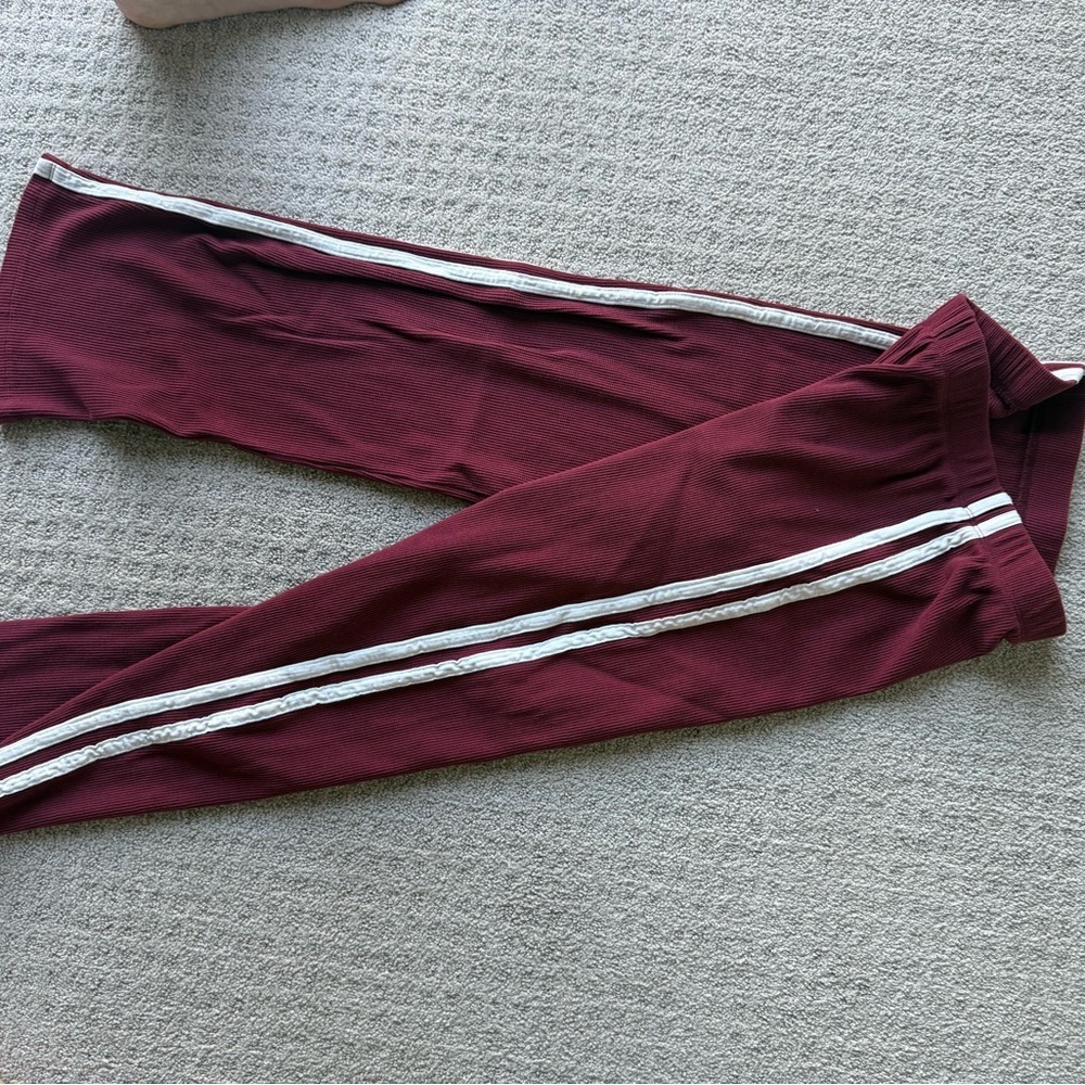 Daydreamer Burgundy Track Pants - Picture 5 of 6